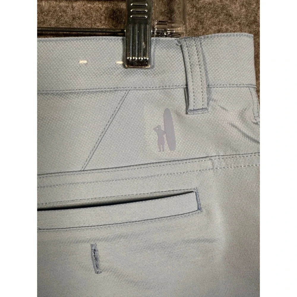 Johnnie-O Sterling Mens Golf Shorts Light Blue Stretch‎ JMSH1070 Size 36